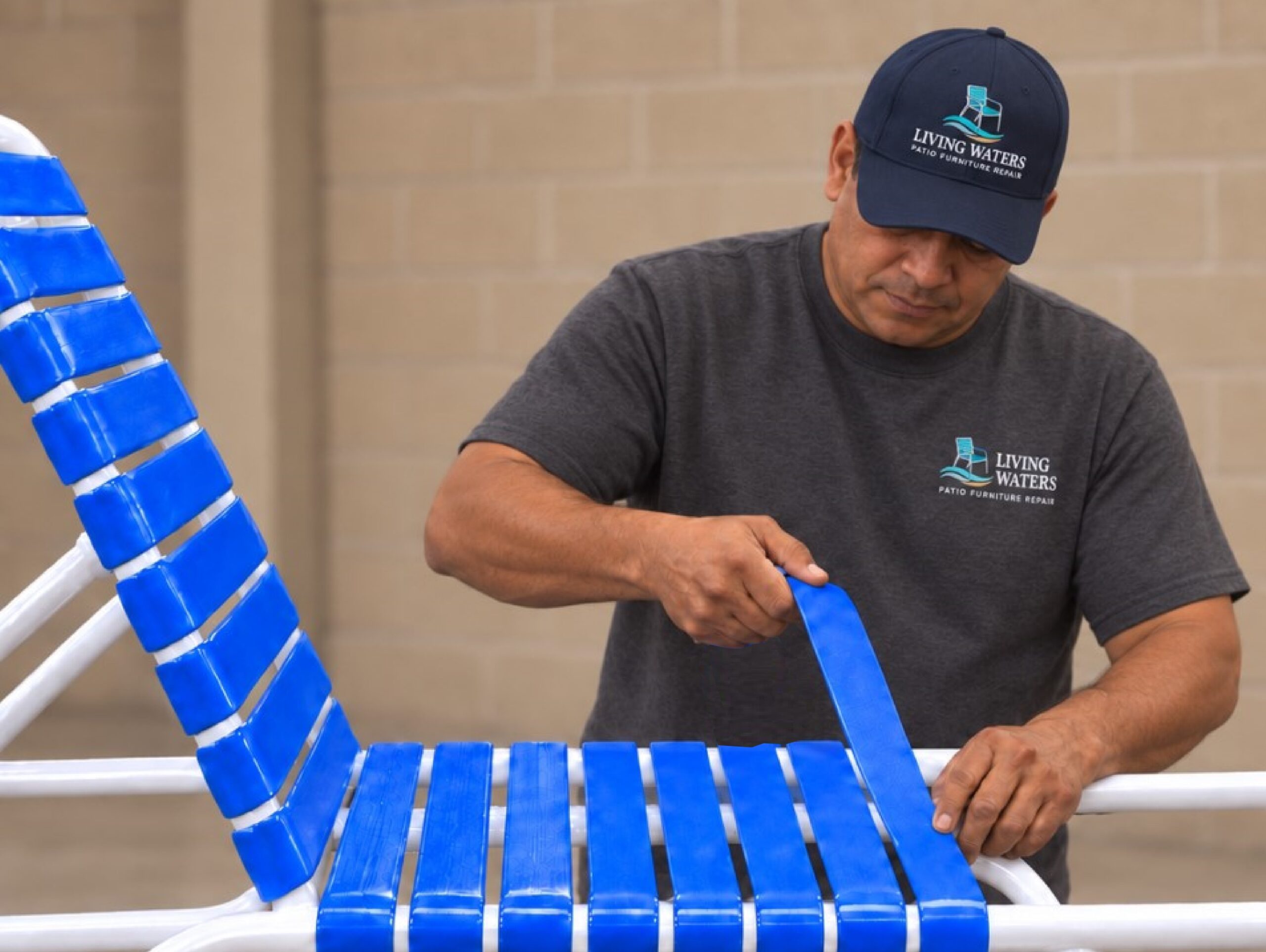 Patio furniture chair repair