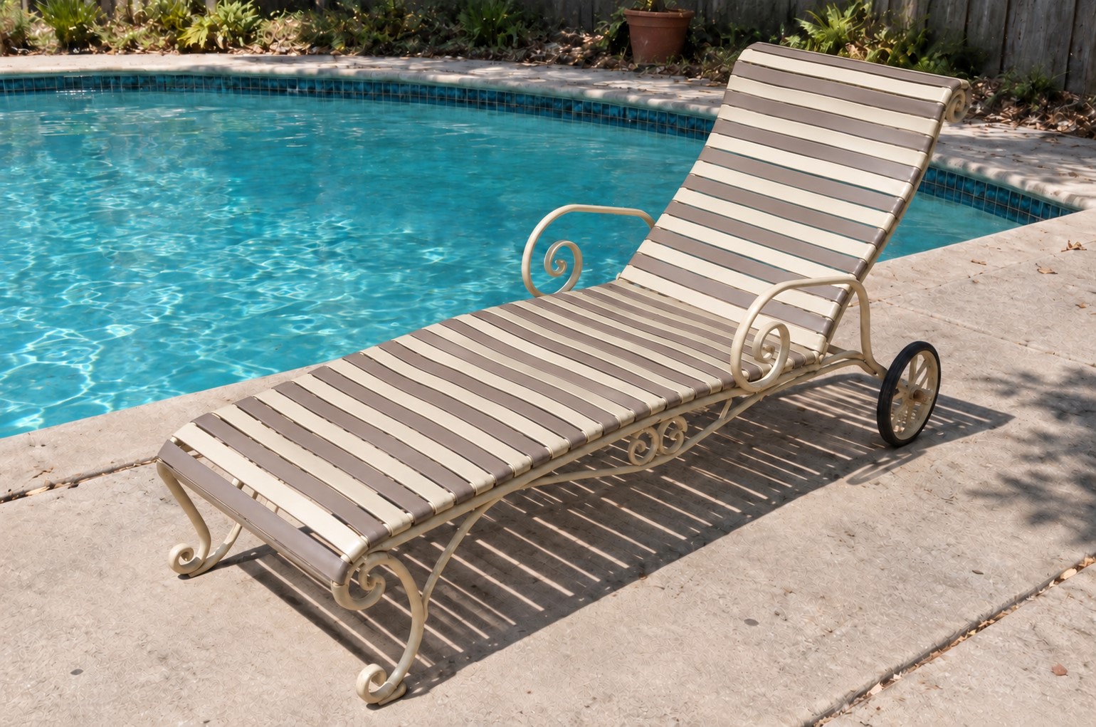 Patio furniture vinyl strap replacement and relacing