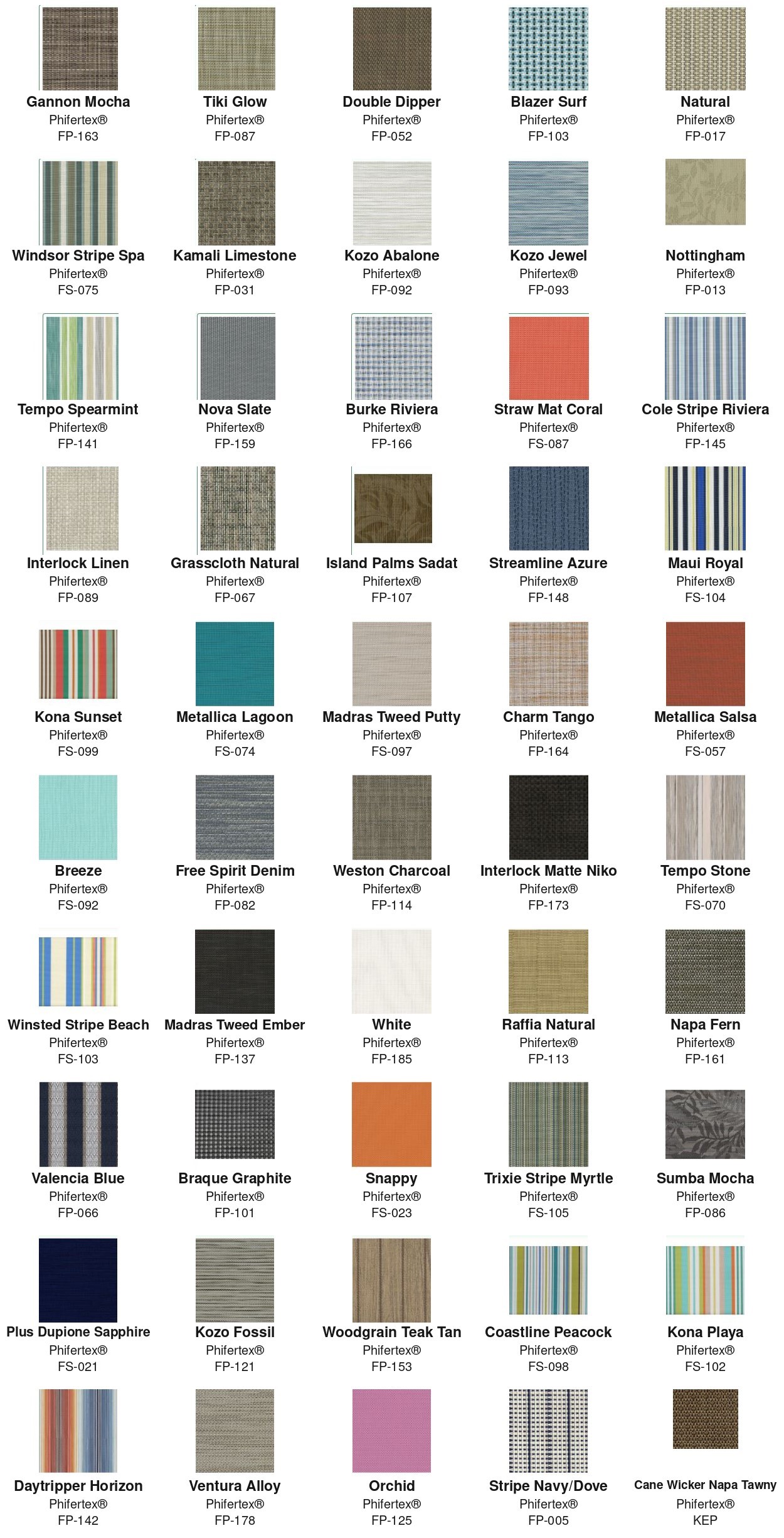 Phifertex Fabric 2